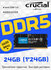 Crucial Оперативная память DDR5-5600 24X1GB SODIMM RAM ноутбук