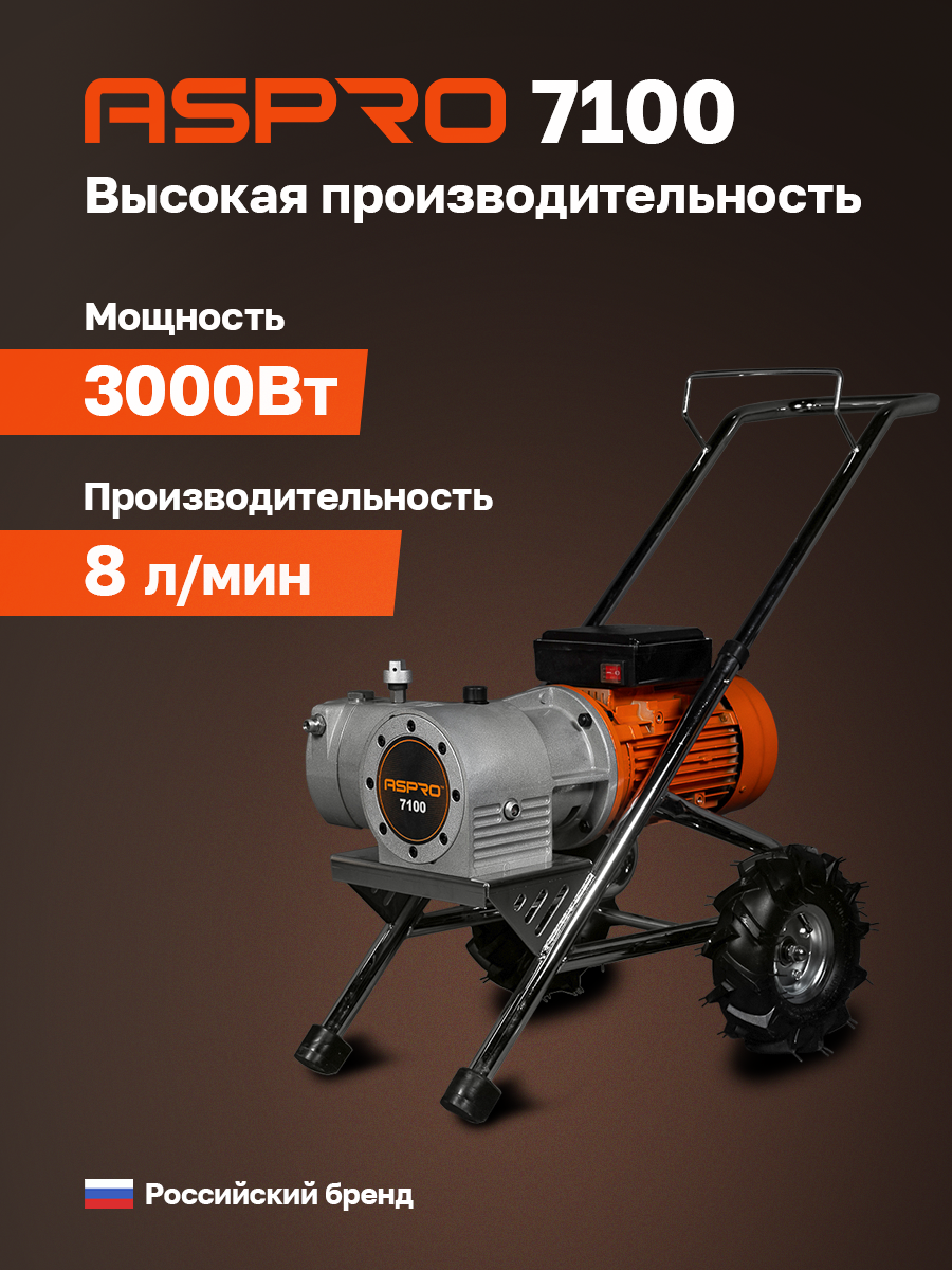 Окрасочный аппарат для безвоздушного распыления ASPRO-7100