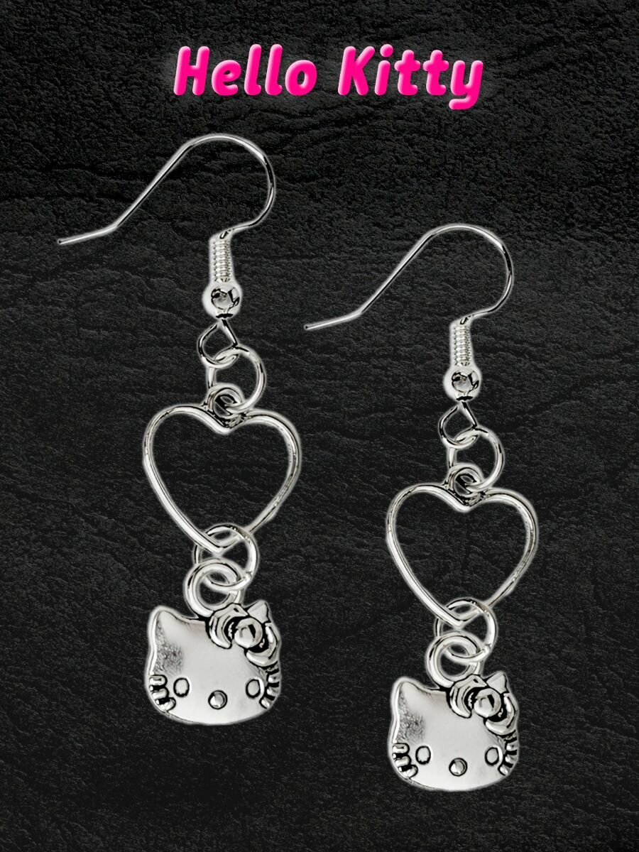 Серьги GAMEМЕРЧ, темно-серый