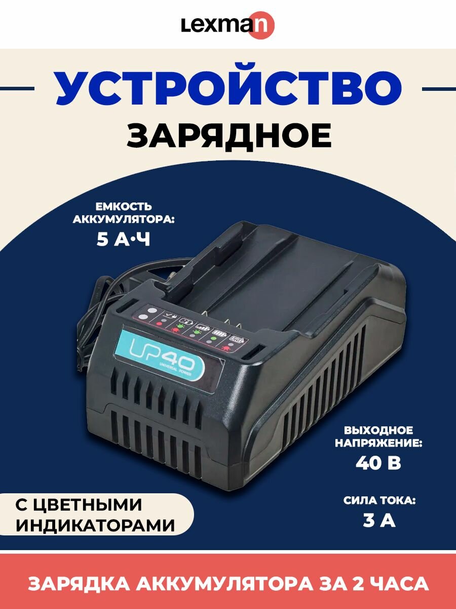 Зарядное устройство Lexman 40В 3А