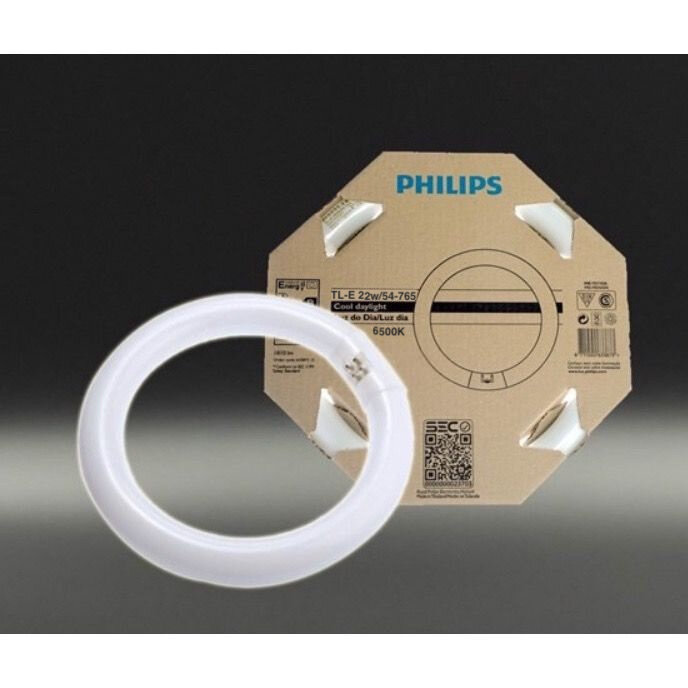 Лампа кольцевая люминесцентная G10q Philips TL-E 22W/54-765 Circular 6500K 1050Lm диаметр 208мм