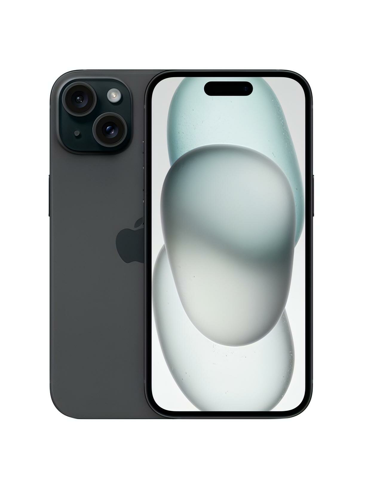 Смартфон Apple iPhone 15 128GB Dual Sim Black — фото 1