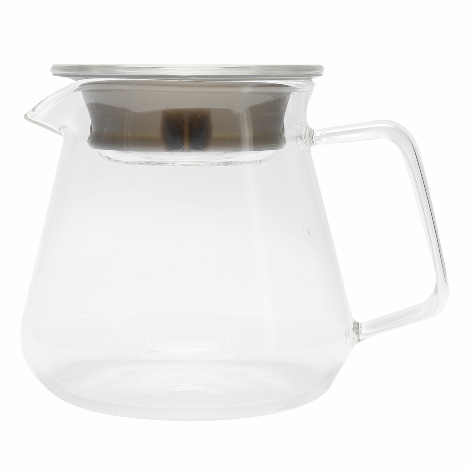 Стеклянная кофеварка на 300 мл для домашнего офиса кафе компактный кофейник с мерной отметкой для идеального заваривания прочный и простой в уходе