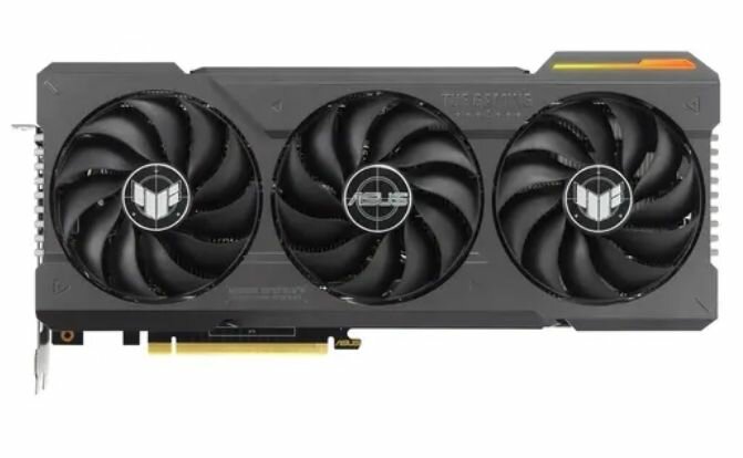 Видеокарта ASUS TUF Gaming GeForce RTX 4070 Ti OC Edition (TUF-RTX4070TI-O12G-GAMING) - PCI-E 4.0, 12 ГБ, GDDR6X, 192 бит, DisplayPort x3, HDMI x2, GPU 2310 МГц