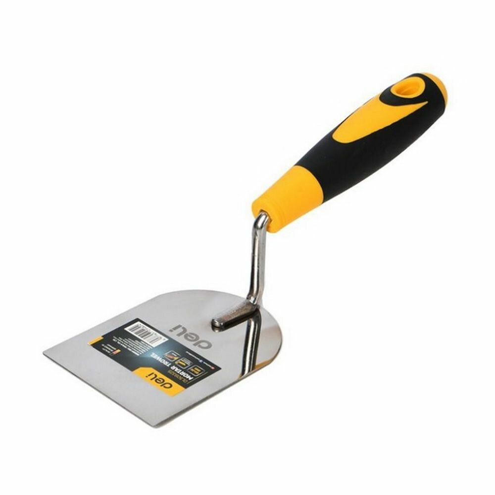 Кельма (мастерок) Deli DL509324 нержавеющая сталь рабочая часть 60х100мм форма 