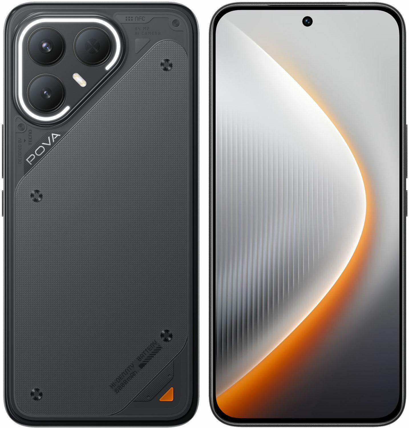 Смартфон Tecno POVA 7 Pro 5G 256Gb 8Gb черный