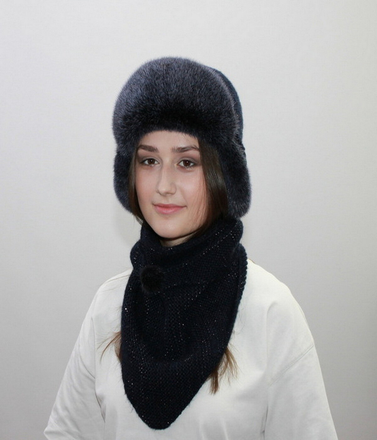 Комплект с головным убором Мария с шейным платком для женщин
