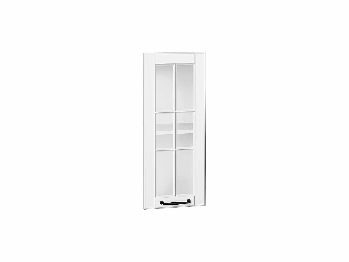 Комплект фасадов Дублин со стеклом для каркаса Ф-15 В300 цвет фасада Special White 712*296*16 мм