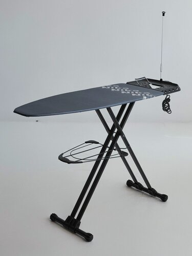 Изображение товара Широкая гладильная доска Nika 16 с полкой для белья и розеткой