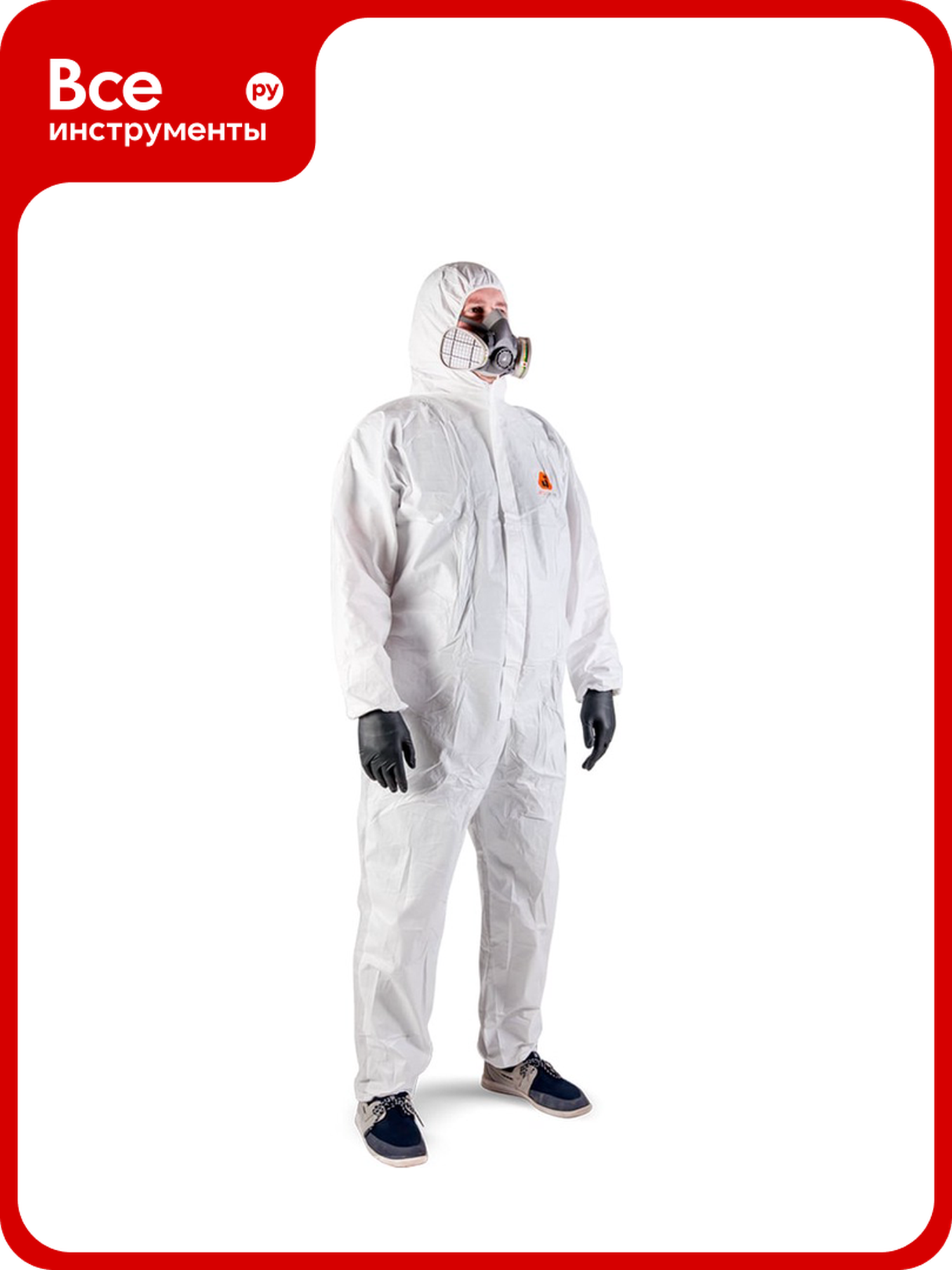 Комбинезон химзащиты из нетканого материала Jeta Safety 65 г/м², р. XL/52-54 JPC-60-XL