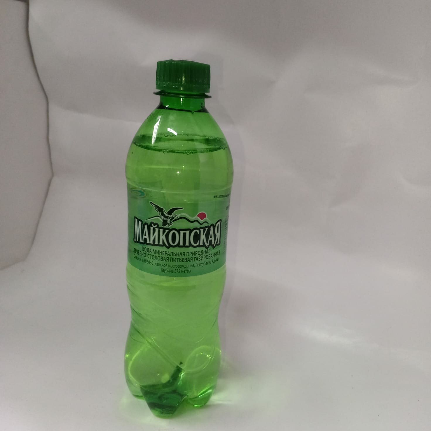 Картинки Майкопская Вода Минеральная Газированная 6 шт. в упаковке по 0,5 л