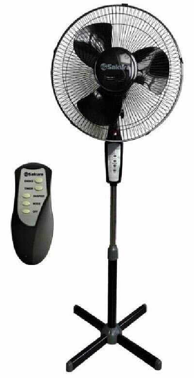 SAKURA Вентилятор напольный SA-16BK 40 Вт черный