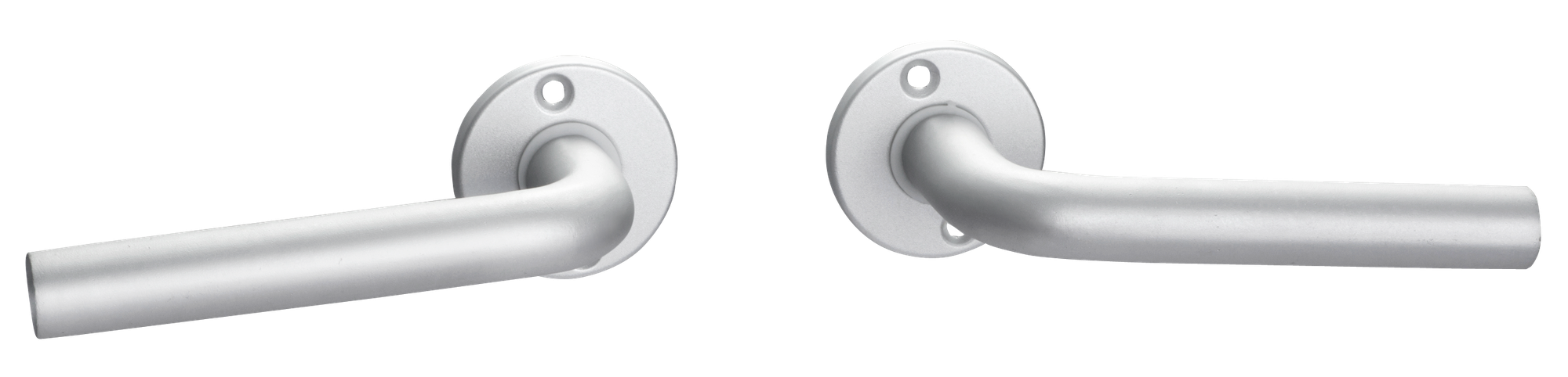 Дверные ручки Inspire Maia без запирания комплект цвет серебро