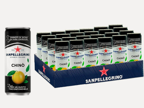 Изображение товара Газированный напиток Sanpellegrino Chino с соком, 0,33 л. х 24 шт.