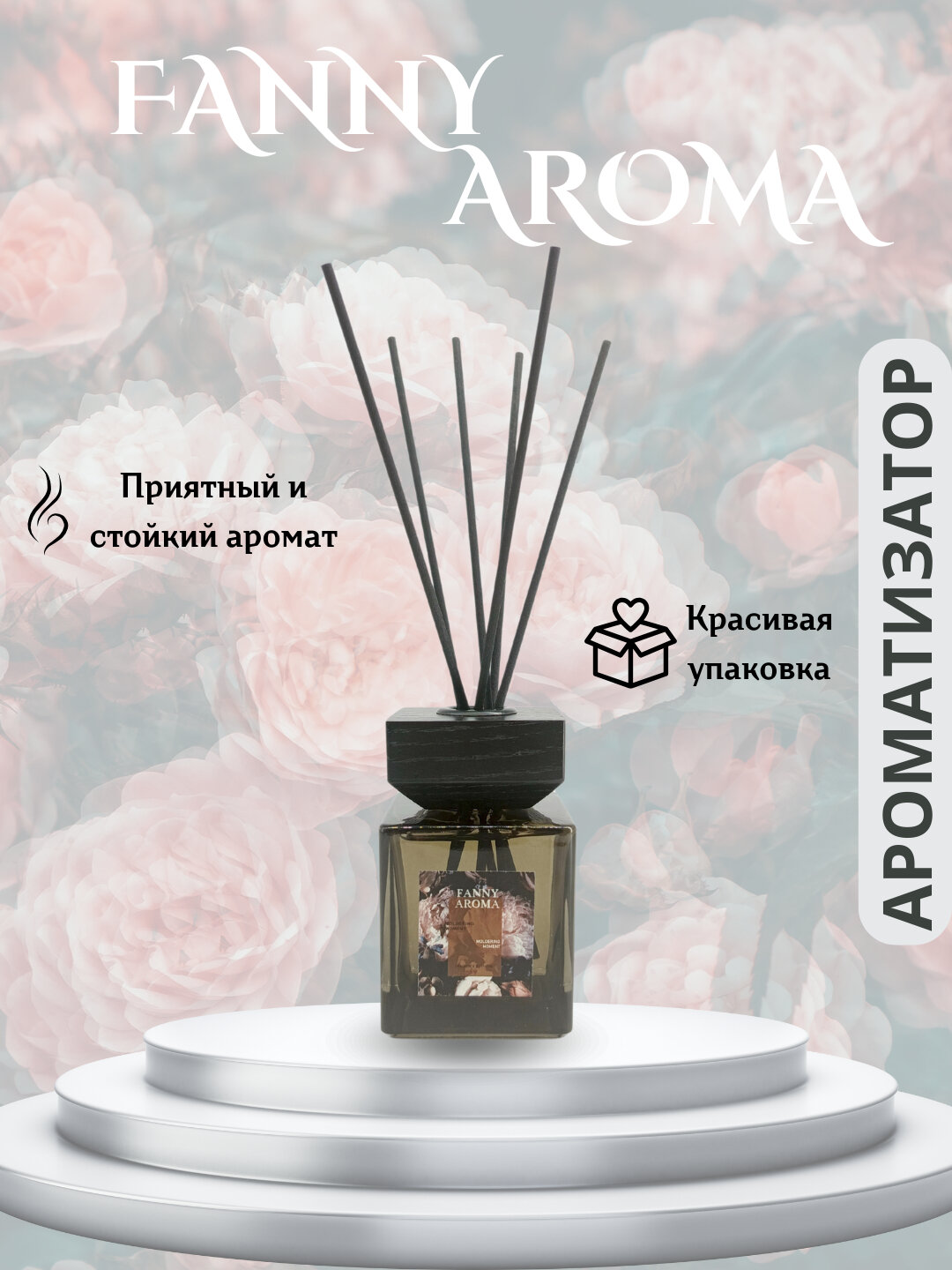 Ароматизатор Fanny Aroma "Sandalwood", для дома и офиса, 125мл
