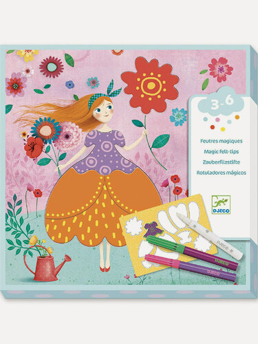 Изображение товара Развивающий набор для творчества и рисования Djeco Marie's Pretty Dresses Платья Мэри