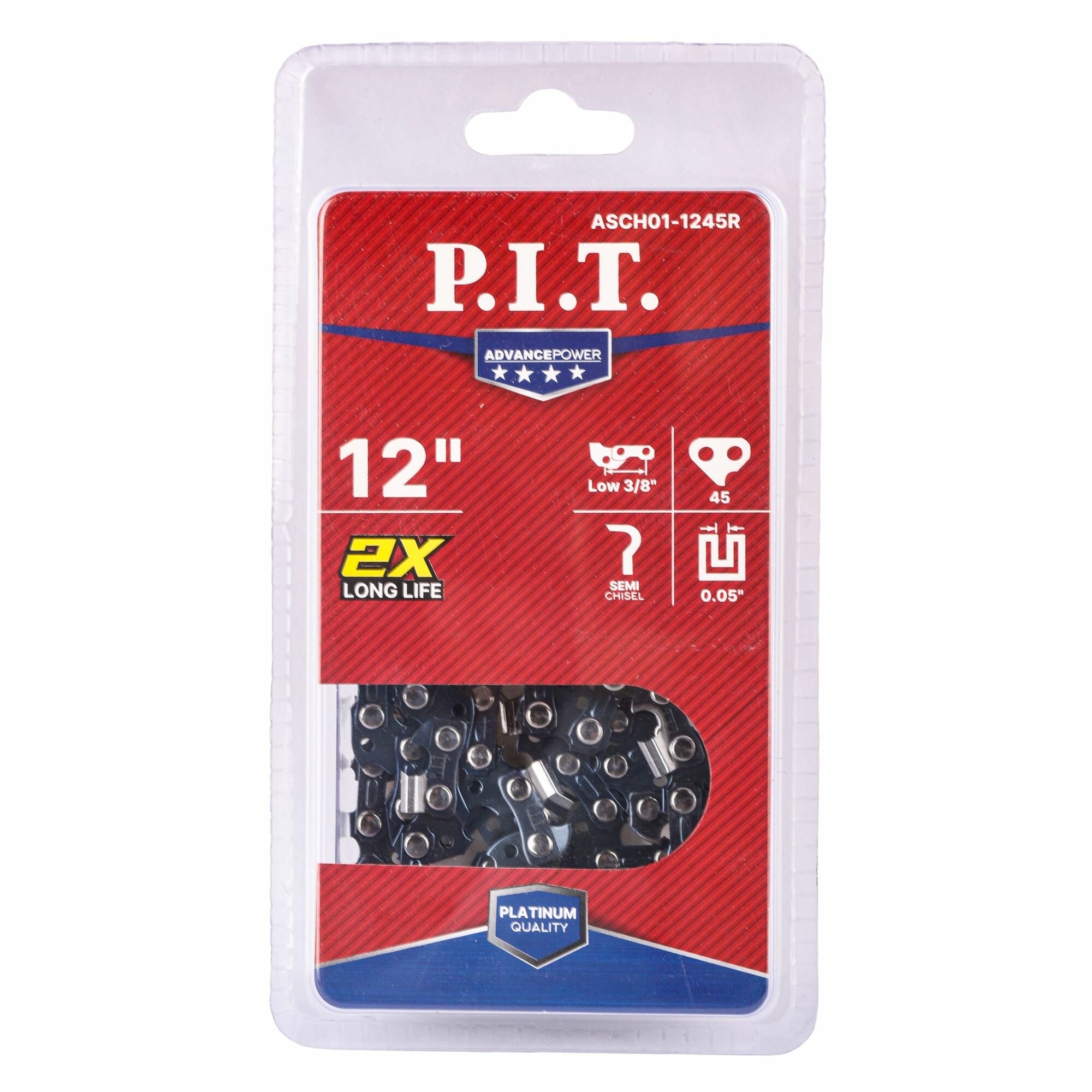 Цепь PIT 12" 3/8"-1,3-45 шина 12" для PKE20H-300A (ASCH01-1245R)