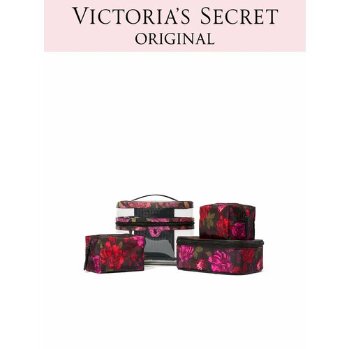 Косметичка Victorias Secret 21х17х15 см 4 шт черный 13028₽