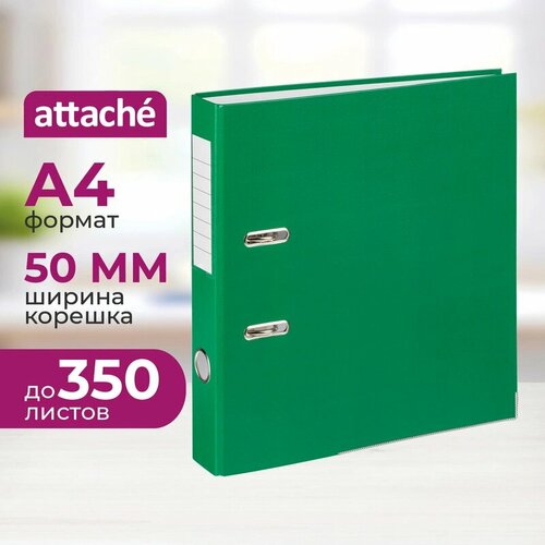 фото Папка-регистратор 50мм attache economy, зелен_бюджет, пбп1, мет угол, реестр