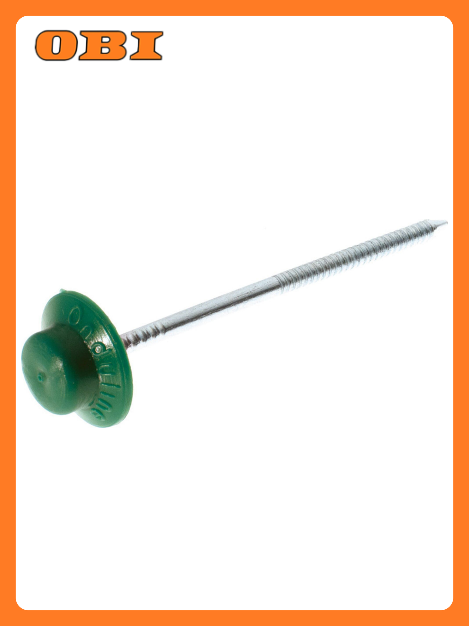 Гвозди кровельные Ондулин зеленые 3х70 мм 100 шт