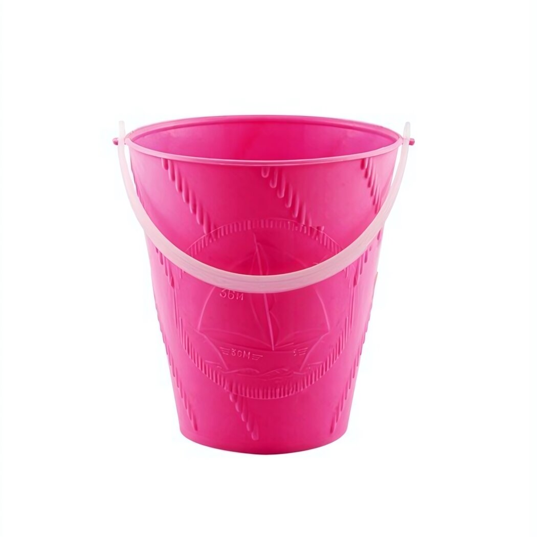 Ведро детское «Парус» 1.2 л пластиковое яркие цвета рельефный рисунок