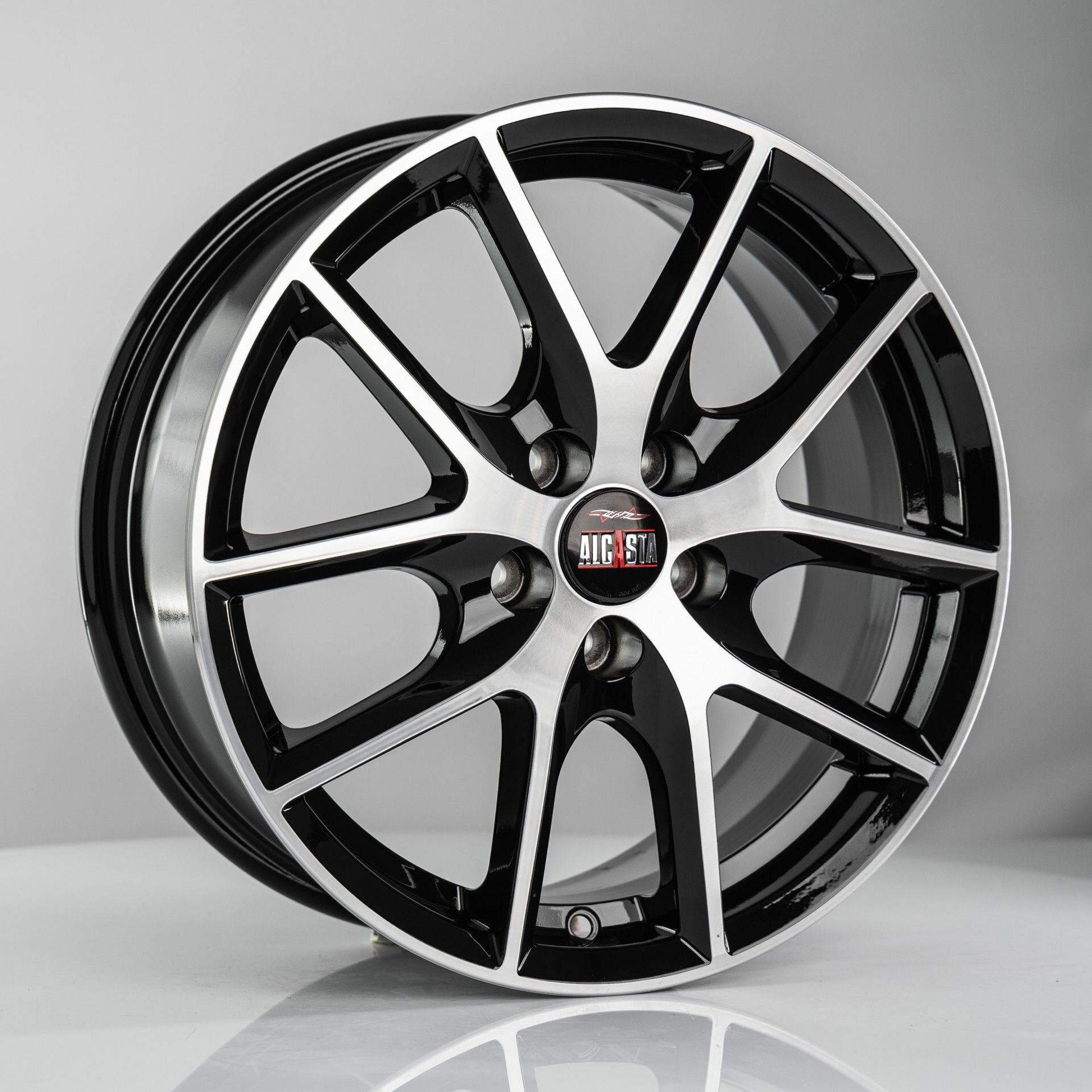 Литой диск ALCASTA M 59 J6,5 x R16 5*100 Et:38 Dia:57,1 BKF.