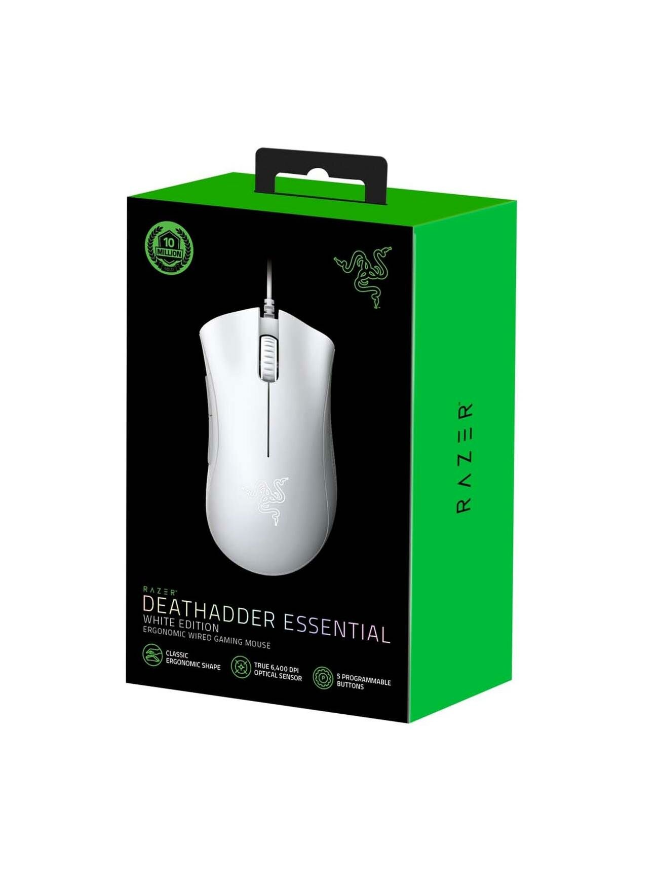 Игровая мышь Razer DeathAdder Essential White (RZ01-03850200-R3M1) — фото 1