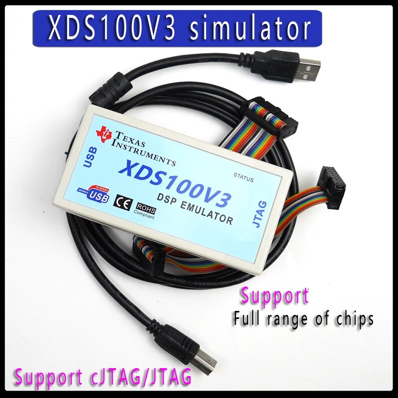 Программатор XDS100V3, загрузчик, эмулятор, отладчик, стандартный выход 20p, высокоскоростная горелка на руку TI dsp Enterprise Edition