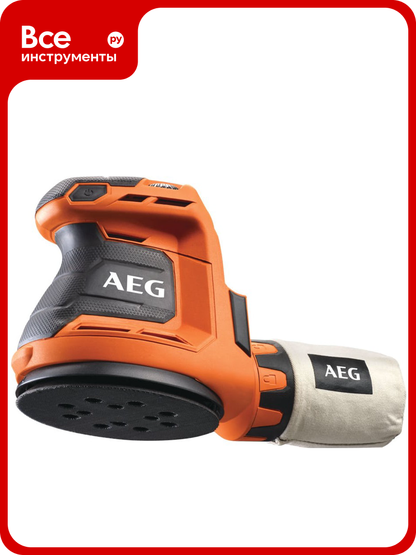 Эксцентриковая шлифмашина AEG BEX18-125-0 4935451086