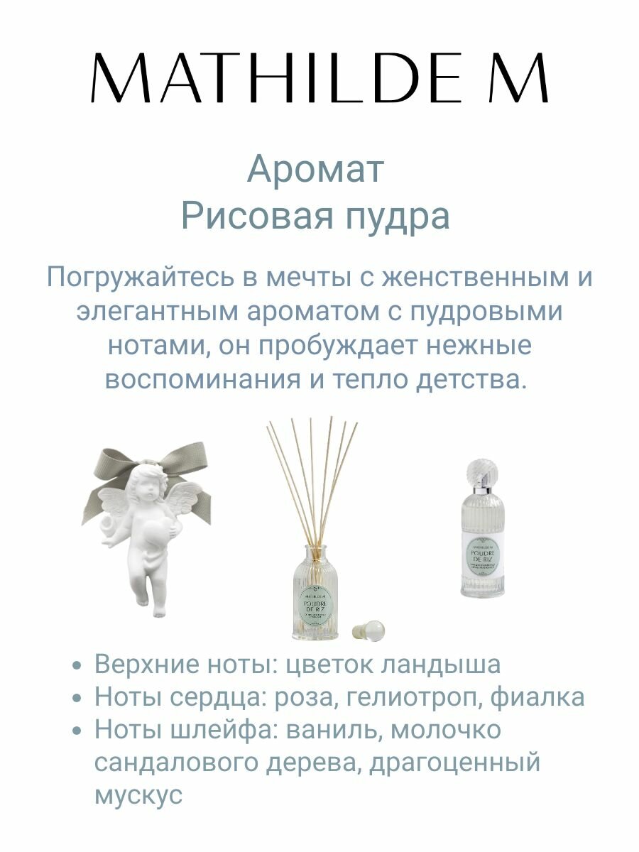 Ароматическая фигурка саше Перышко Аромат Рисовая пудра — фото 1