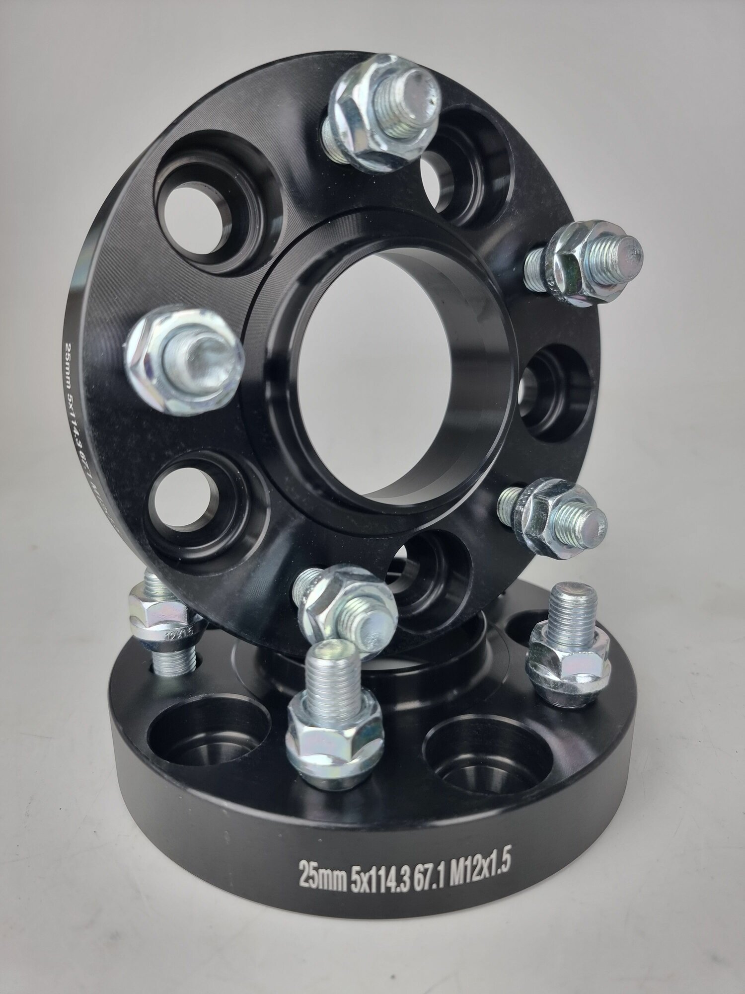 Проставки ступичные 5х114.3 ЦО 67.1 25мм резьба М12*1.50 с выступом