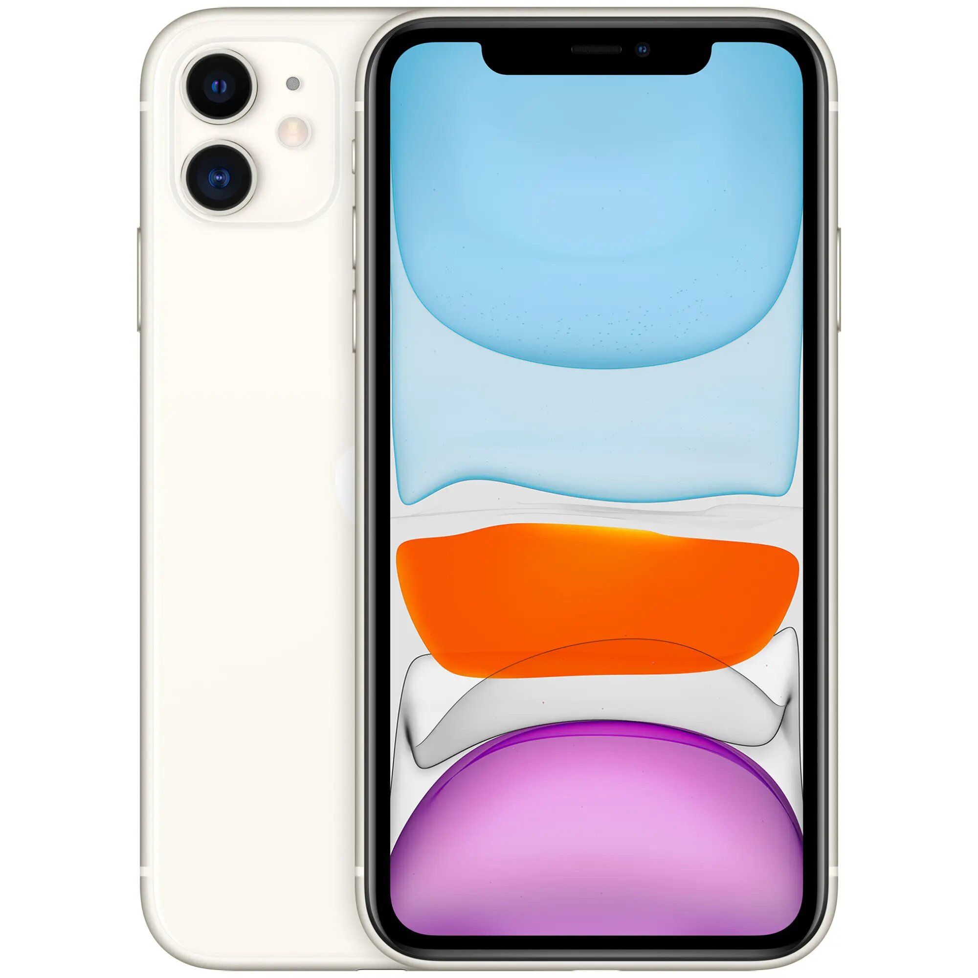 Смартфон Apple iPhone 11, 64ГБ, NFC, Wi-Fi, Bluetooth, 6.1", белый