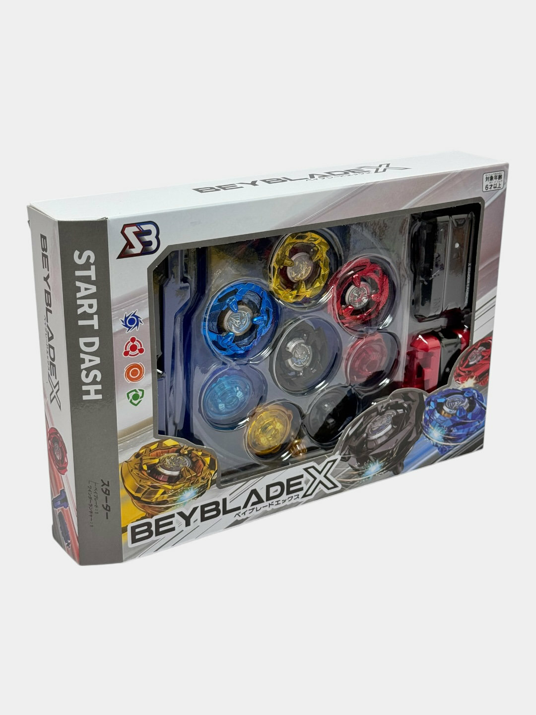 Набор Beyblade с ареной для битв BB211C, 6 блейдов, 4 цвета, 6+ Код. 27024