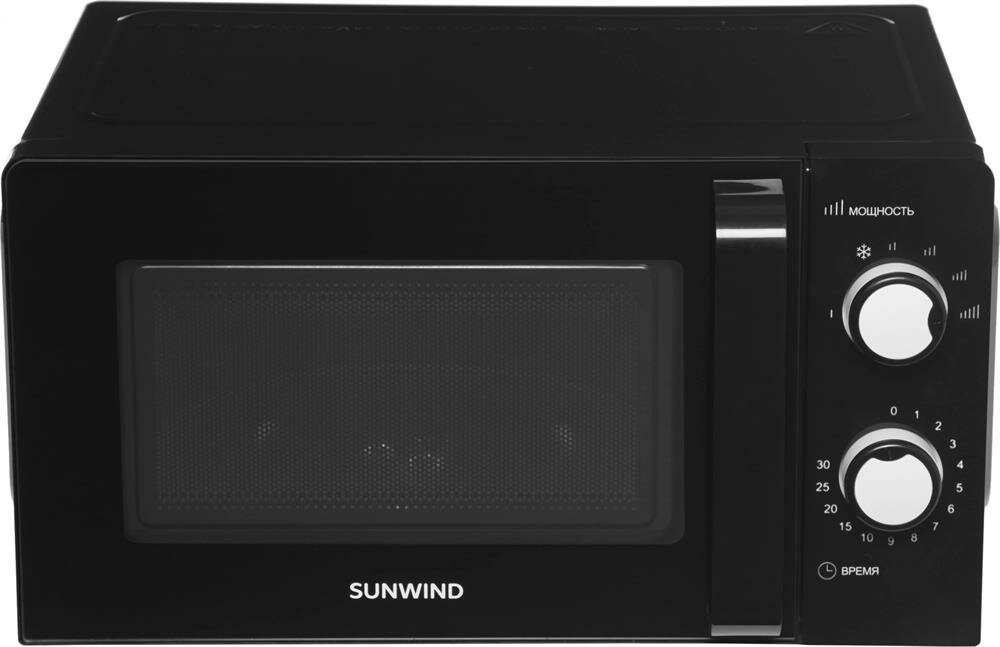 Микроволновая печь SUNWIND SUN-MW031 объем 20 л мощность 700 Вт черный