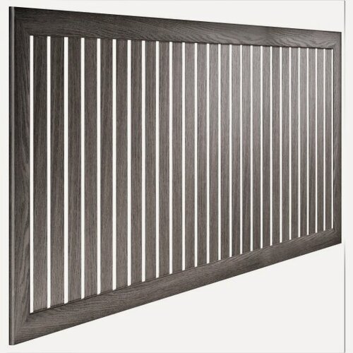 Изображение товара Экран для радиатора ТМ Стильный Дом реечный 120х60см, Анкор Винтаж