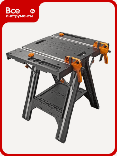 Изображение товара Рабочий стол WORX Pegasus 135 кг 78х64х81 см WX051, для столярных работ