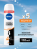 NIVEA Дезодорант-антиперспирант Черное и Белое Невидимый Extra, спрей