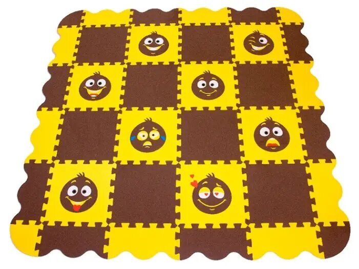 Коврик-пазл детский "Смайлики" 33МП2,7/С