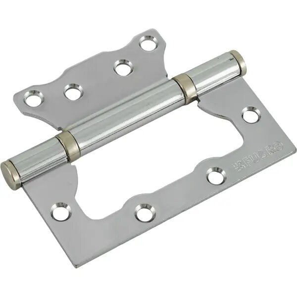 Петля без врезки N100500/2BB-CP/BL 100x75x2.5 мм сталь цвет хром