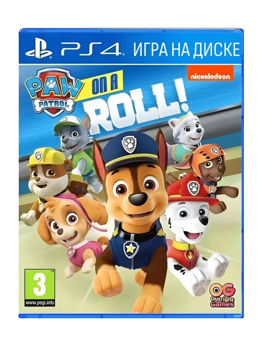 Игра Paw Patrol On A Roll! (PS4) Англ. вер.