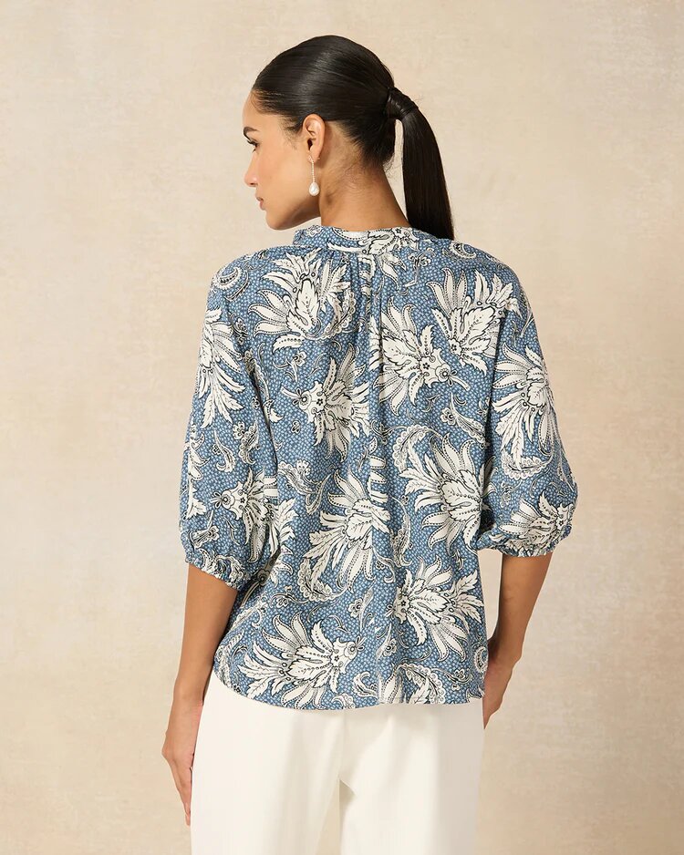 Блуза REDTAG, размер 18, синий — фото 1