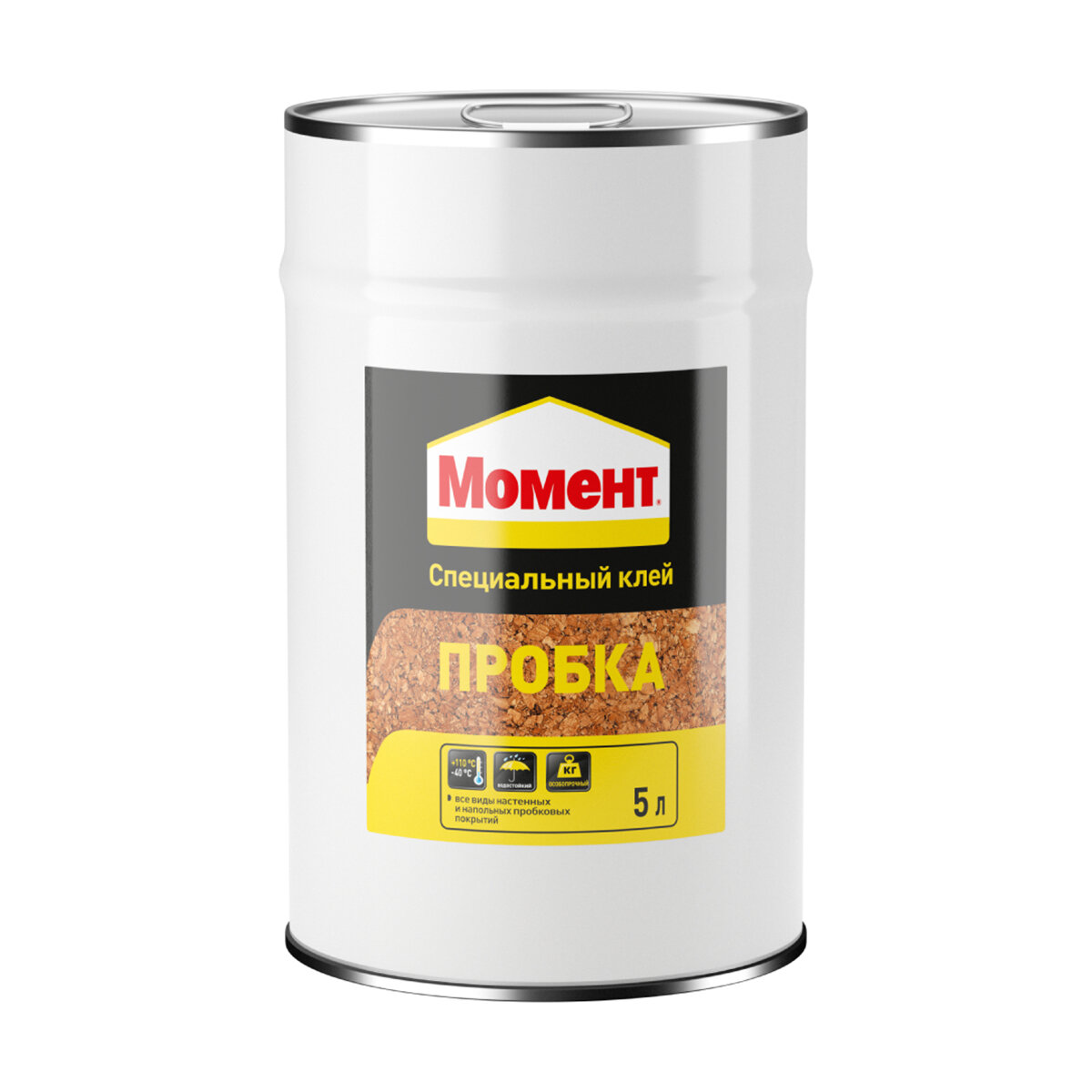 Специальный клей Момент Пробка 2801581 5 л железная канистра