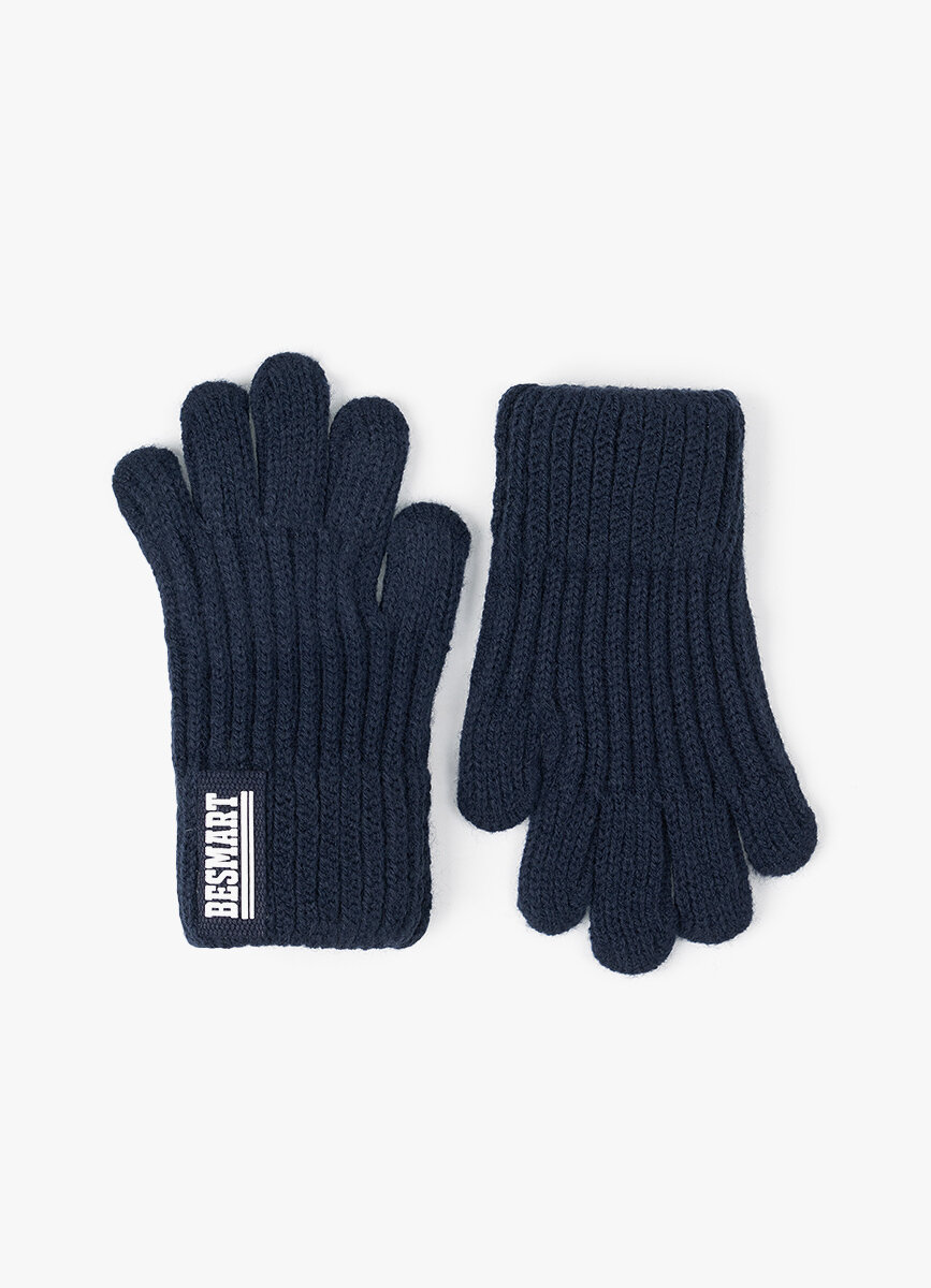 Перчатки Funday для мальчиков размер S/M темно-синий