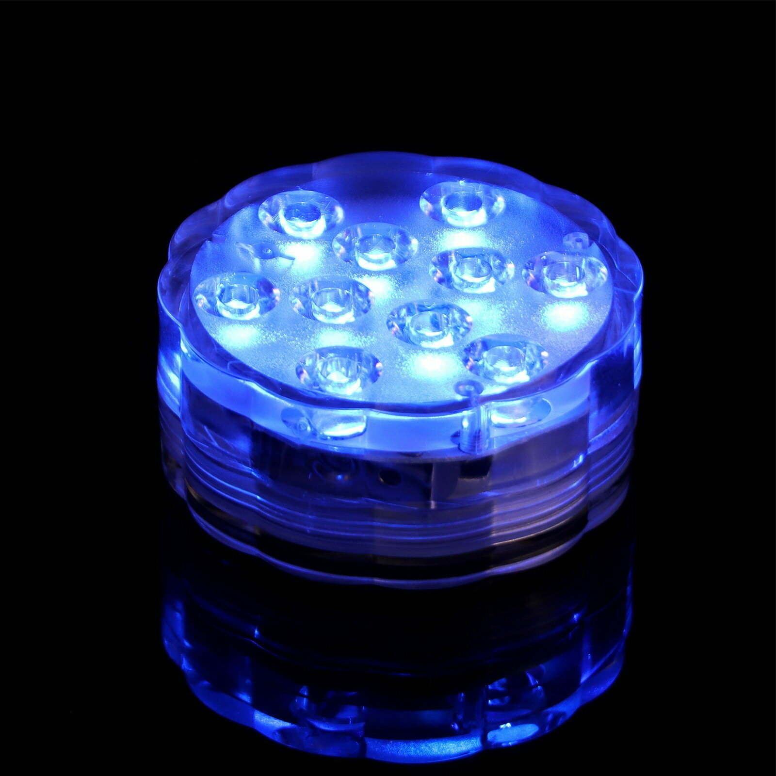 Светильник подводный 10 LED 3 Вт IP68 RGB от батареек 3хААА