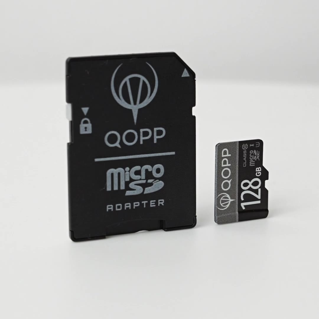 Карта памяти QOPP, 64GB, Class 10, с адаптером, microSDXC, водонепроницаемая, ударопрочная — фото 1