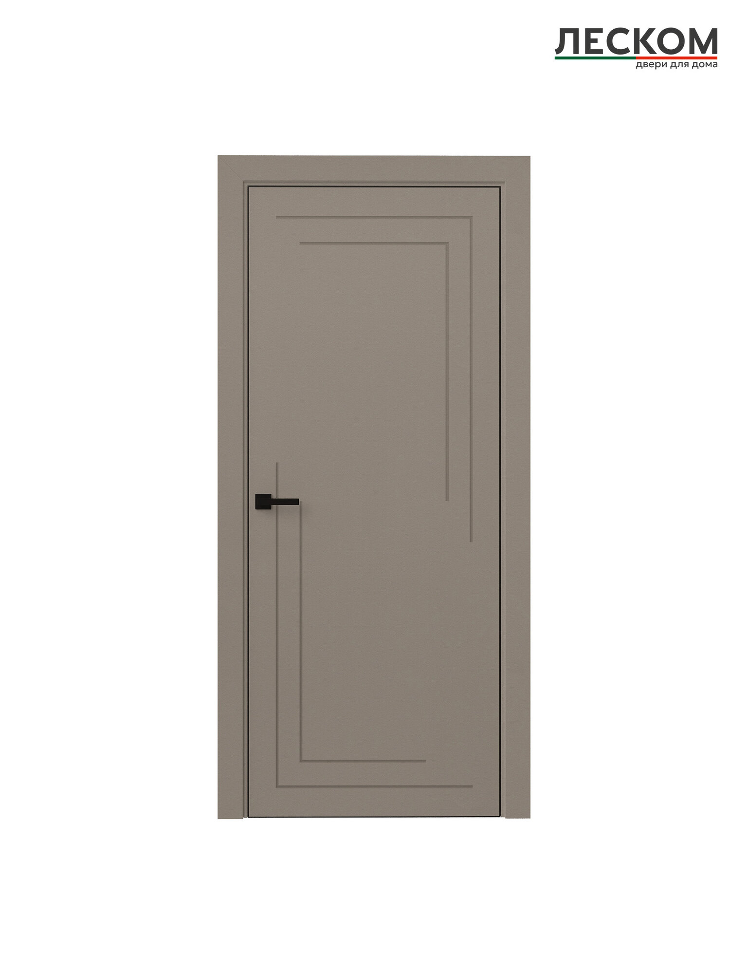 Дверь межкомнатная Леском ECO F2 600х2000 полотно глухая шарм мокко