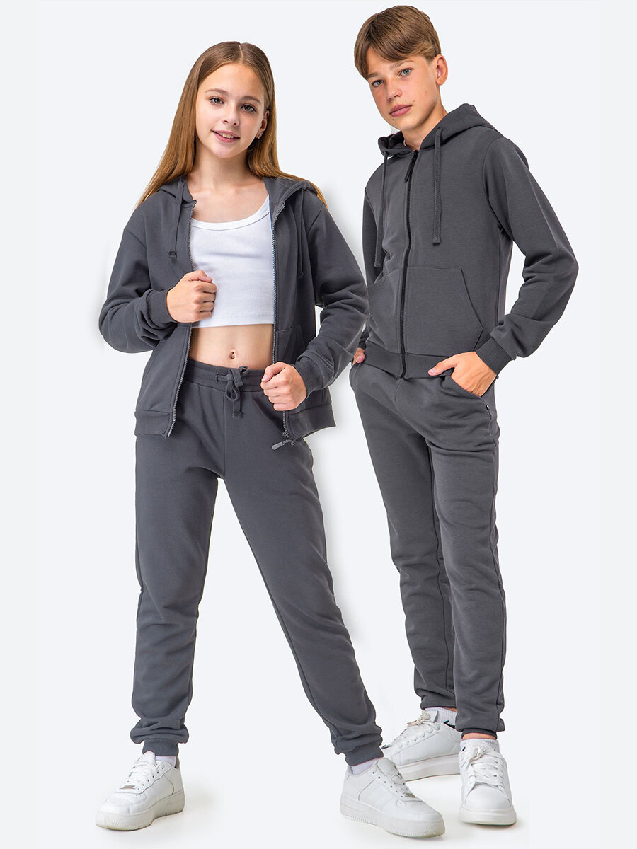 Костюм спортивный Happyfox Детская размер 164 графит