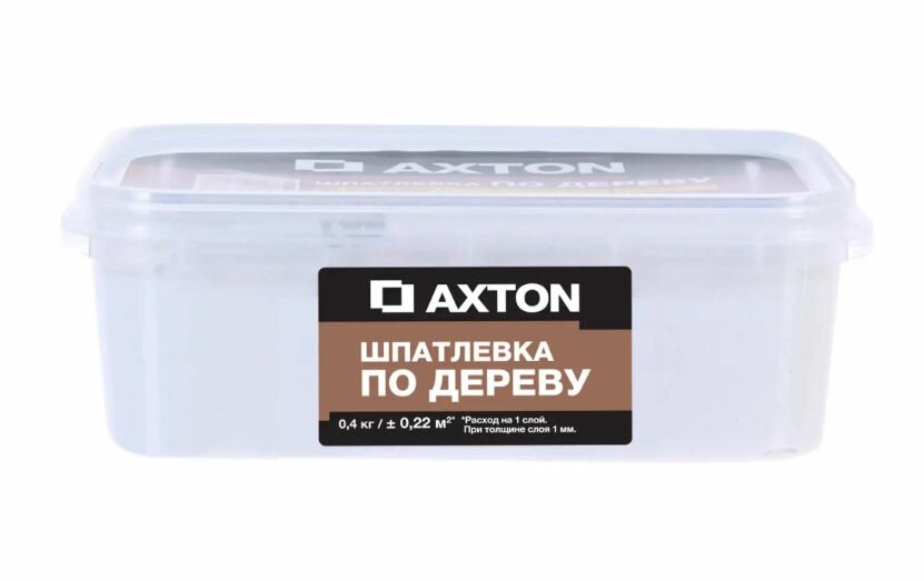 Шпатлёвка Axton для дерева 0.4 кг цвет белый