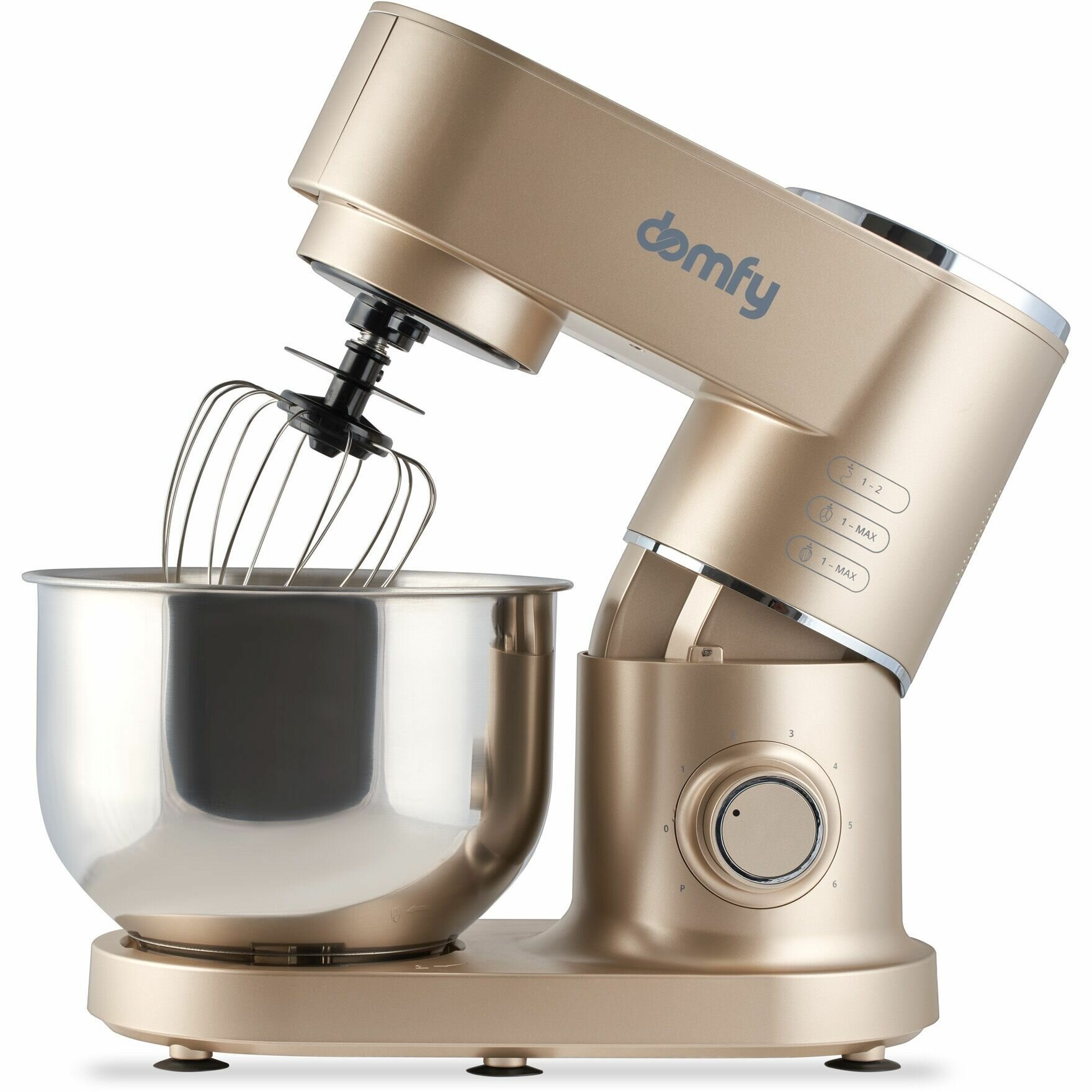 Миксер планетарный Domfy DSC-KM301 1200Вт золотистый