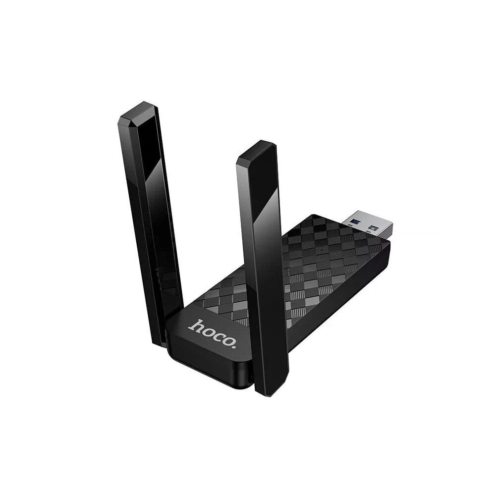 Hoco Wi-Fi адаптер Hoco Hi34 WiFi6 USB external dual antenna wireless network card